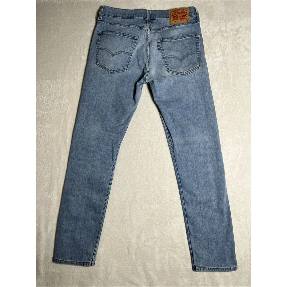 Levi's 502 Mens 31x32 Regular Taper Fit Blue Jeans Casual Rodeo Cowboy Western